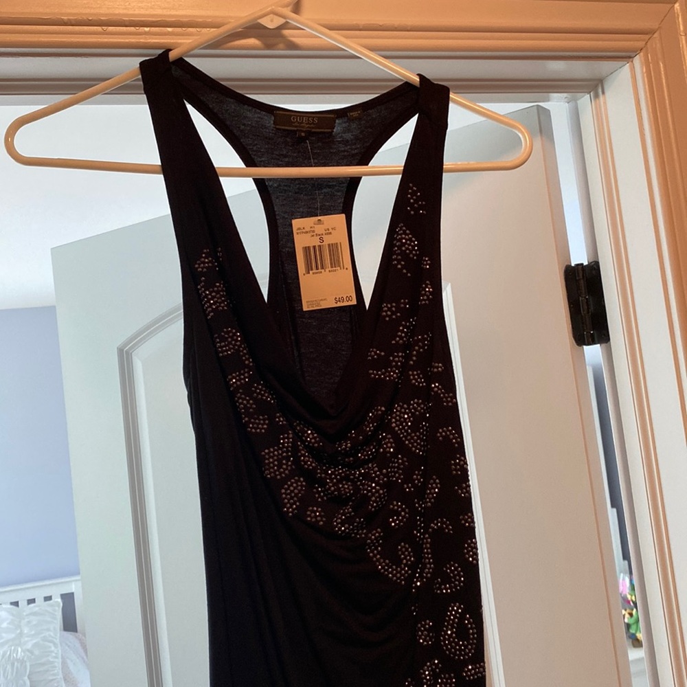 Black racer back shirt